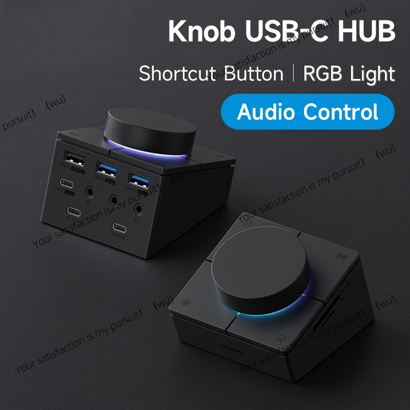 Usb C Docking Hub - USB-C Hub met sneltoetsen, Type-C dockingstation,