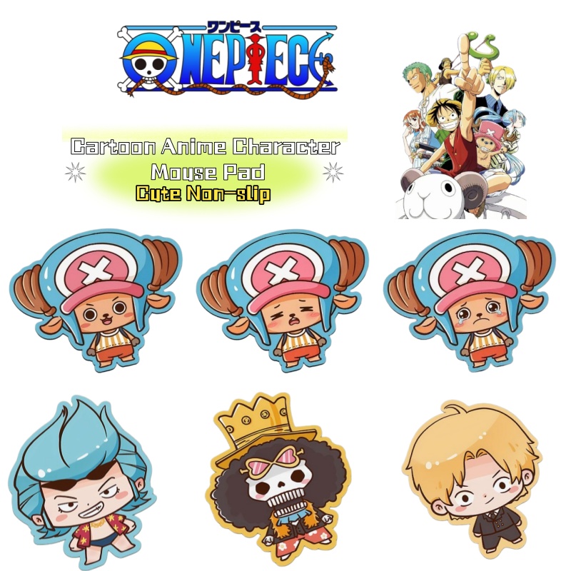 Keyboard Laptop Accessories - One Piece cartoon anime karakter schattige