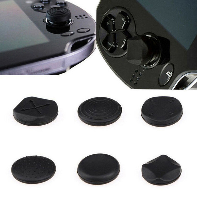 Keyboard Cover Silicone - 6 stks/set Siliconen Thumb Stick Caps
