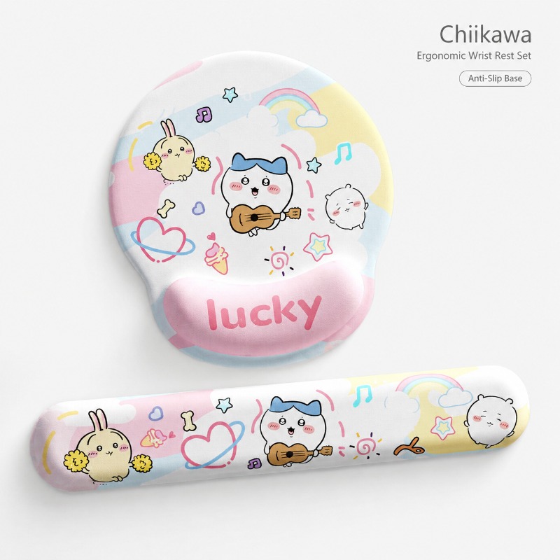 Keyboard Laptop Accessories - Schattig Chiikawa ergonomisch muismat polssteun zacht