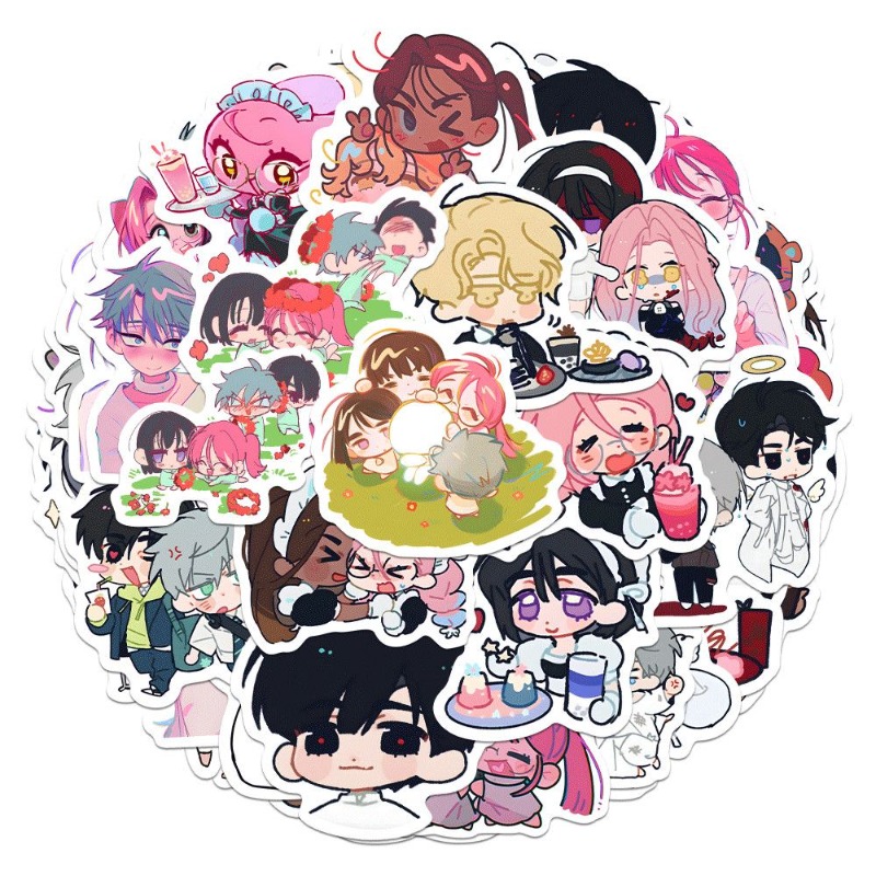 Laptop Accessories Gifts - 80 stks/set Cartoon Anime Alien Stage