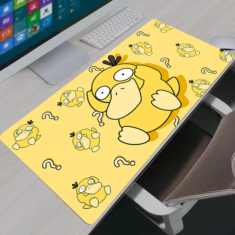 Laptop Accessories For Gaming - Muismat Anime P-Pokemon Psyduck XXL Grote