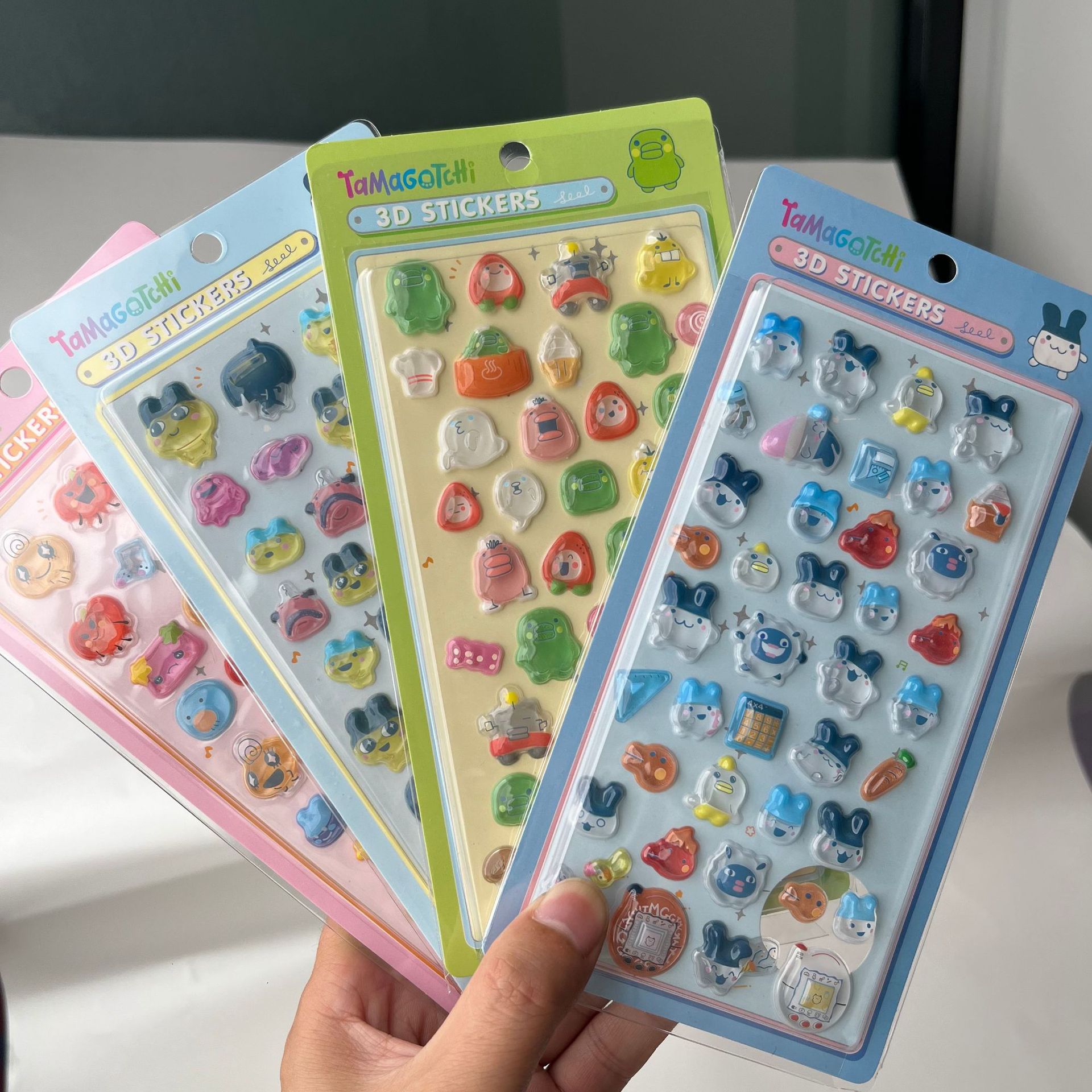 Laptop Accessories Gifts - Leuke Tamagotchi 3D Puffy Stickers Retro