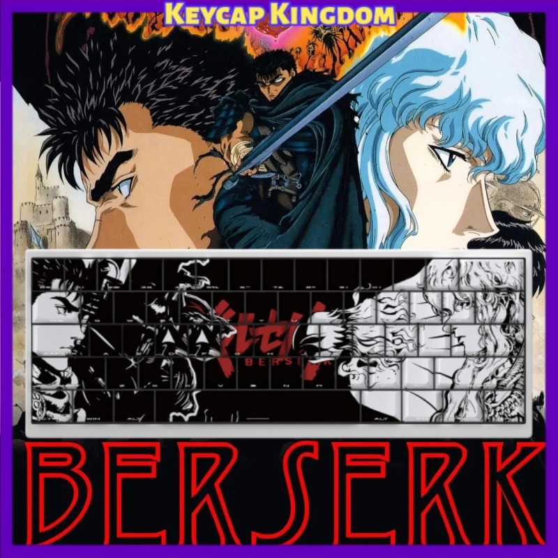 Laptop Accessories Gifts - BERSERK Thema Anime Keycap 98 Key