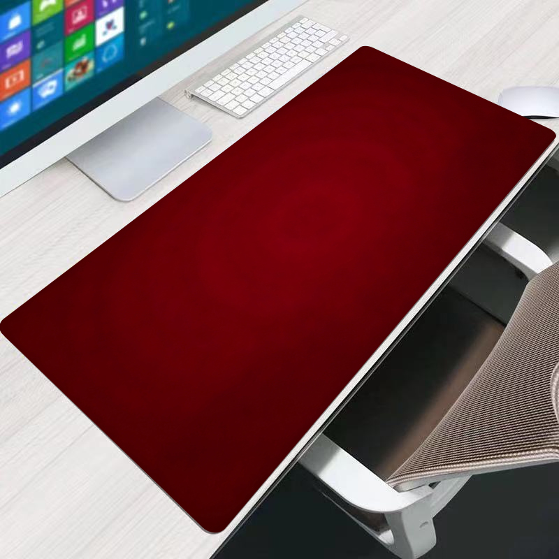 Keyboard Laptop Accessories - Rode muismat Kantoorverlengde bureaumatten 90x40cm Rubber
