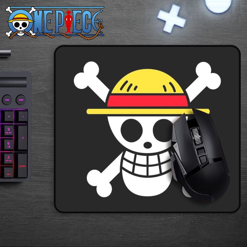 Keyboard Laptop Accessories - Cartoon Een Stuk Luffy Schedel Muismat