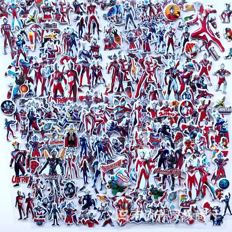 Laptop Accessories For Protection - 10st Cartoon Ultraman 3D Bubble Stickers