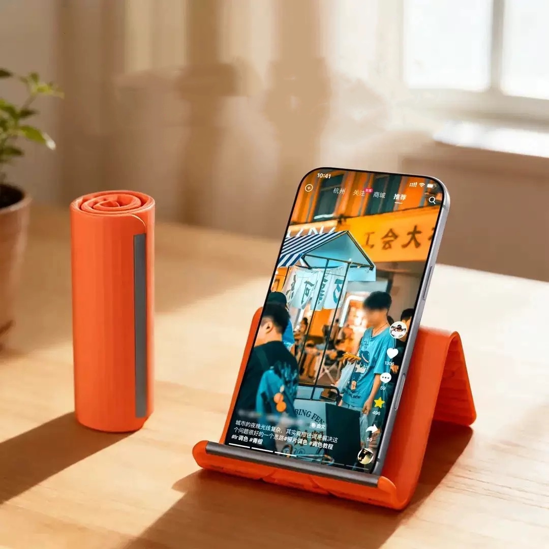 Laptop Accessories Holder - Luie draagbare telefoonstandaard Siliconen desktop-tabletlaptophouder Creatieve