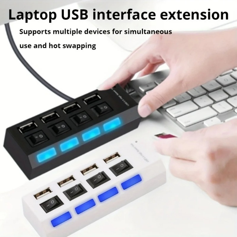 USB 2.0 Hub 4/7 Poort Splitter - Laptop Accessories Macbook recensie en prijs