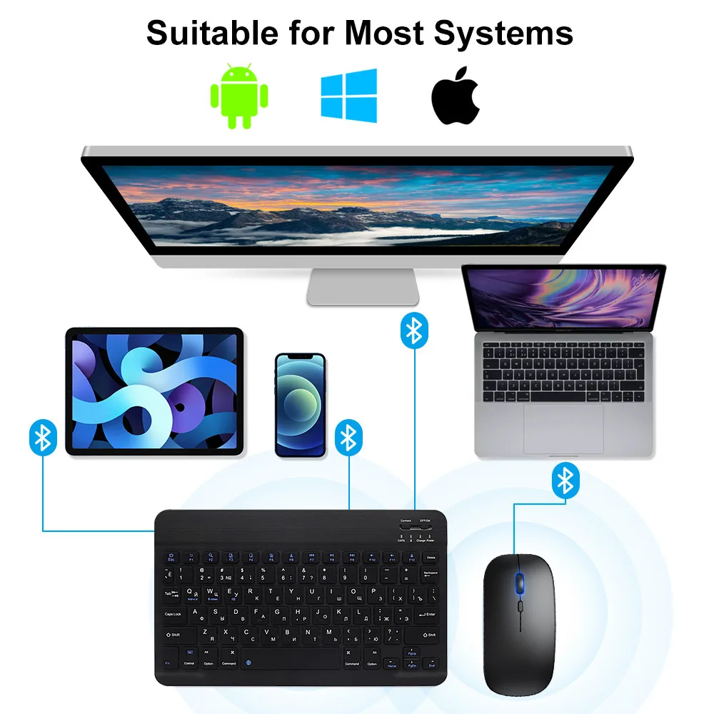 Nieuwe 2025 Bluetooth draadloz - Laptop Accessories Combo recensie en prijs