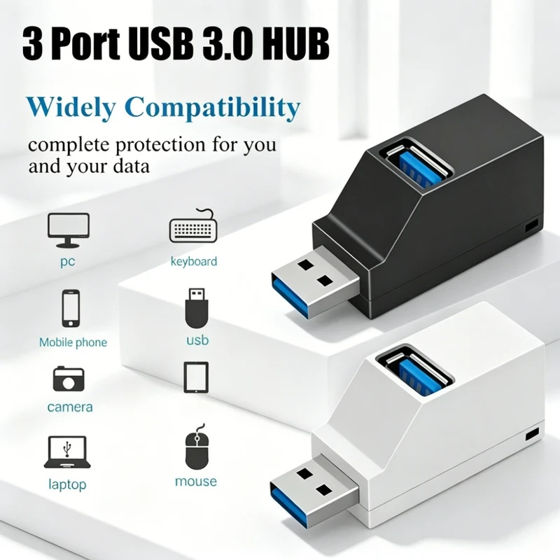 USB 3.0 2.0 Draaibare 3-poorte - Laptop Accessories Macbook recensie en prijs