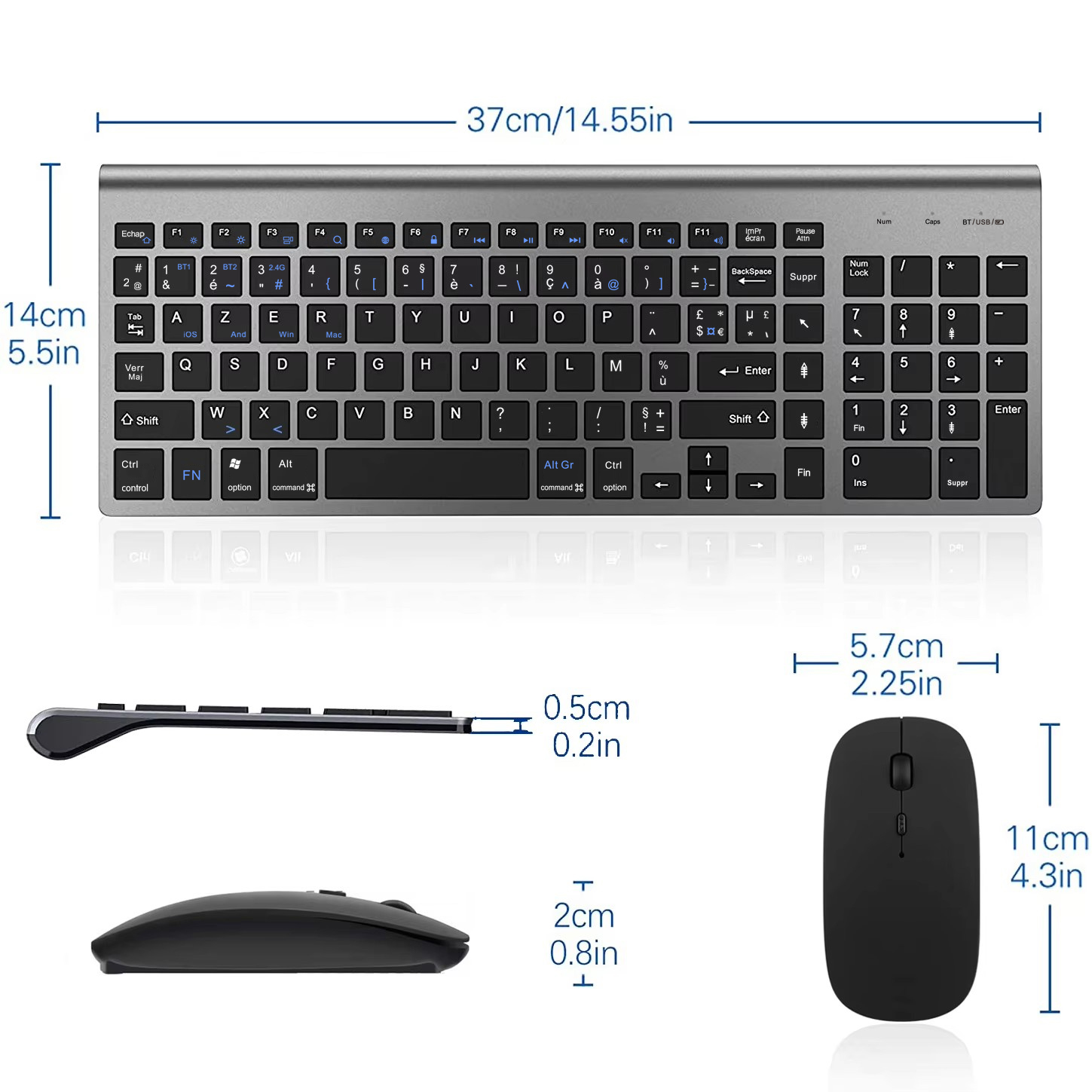 Ultraslank Dual Mode Frans AZE - Laptop Accessories Combo recensie en prijs