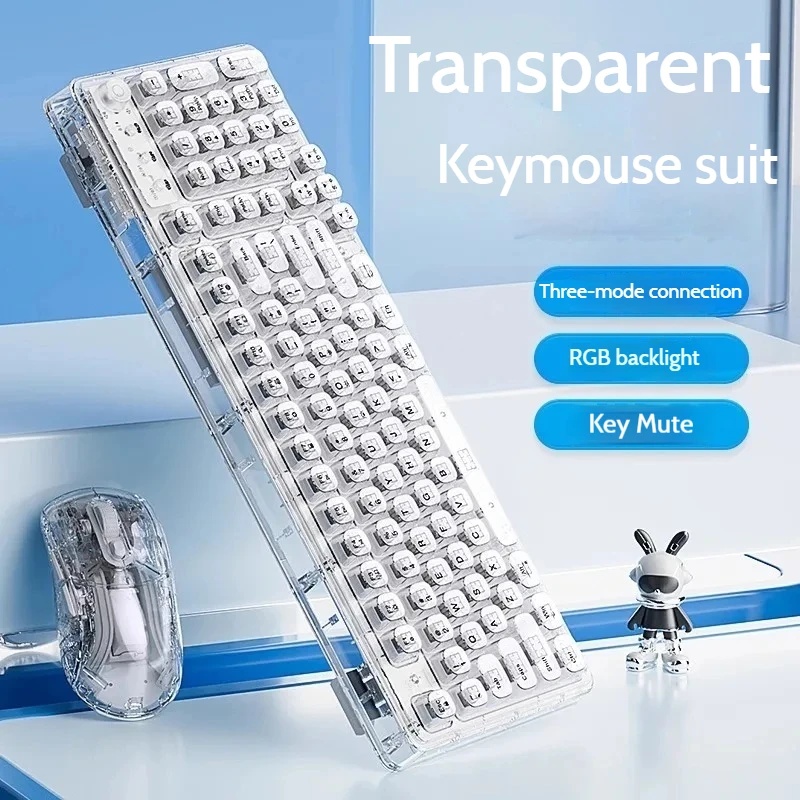 Transparante ijskristal draadl - Laptop Accessories Combo recensie en prijs