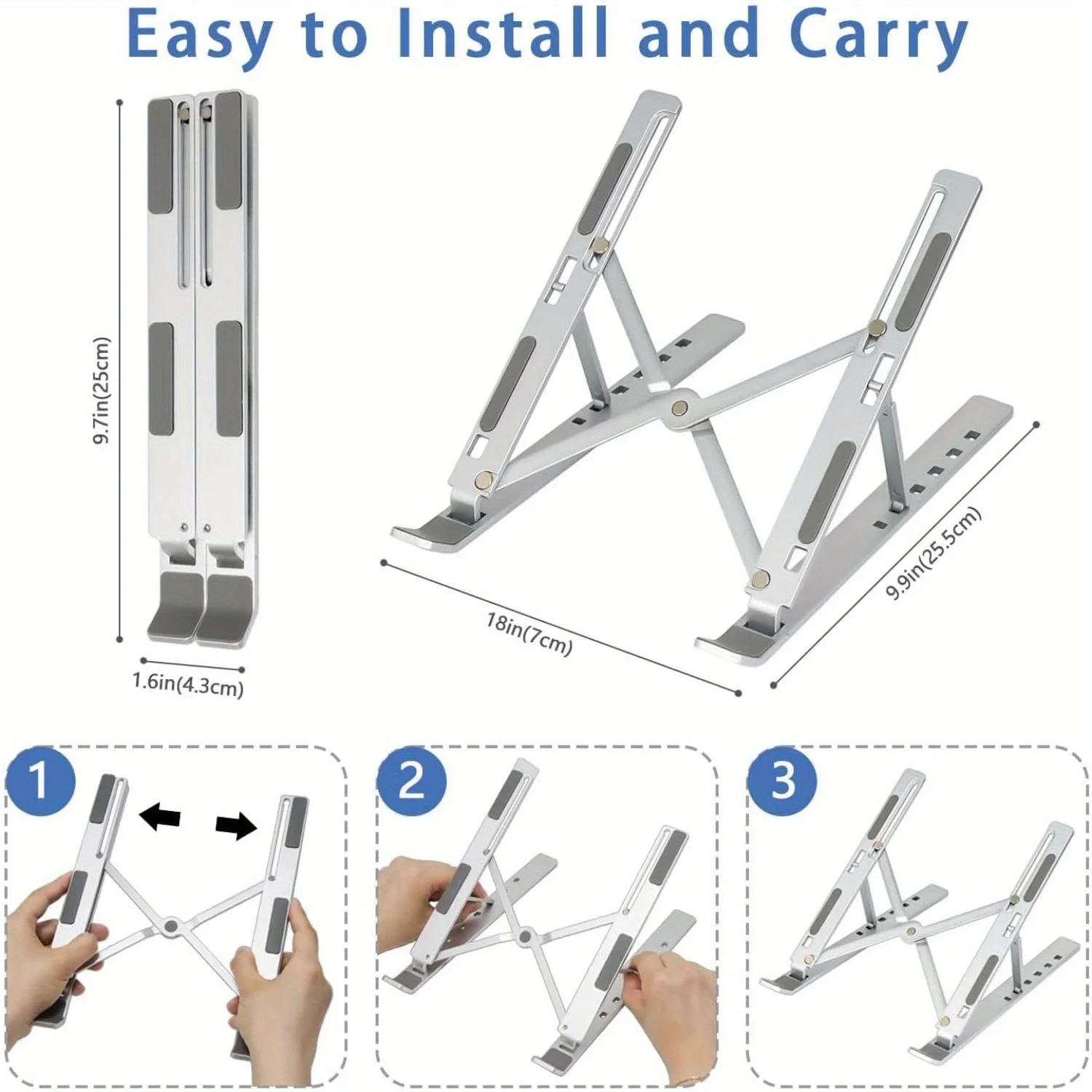Verstelbare aluminium laptopst - Laptop Accessories Dell recensie en prijs