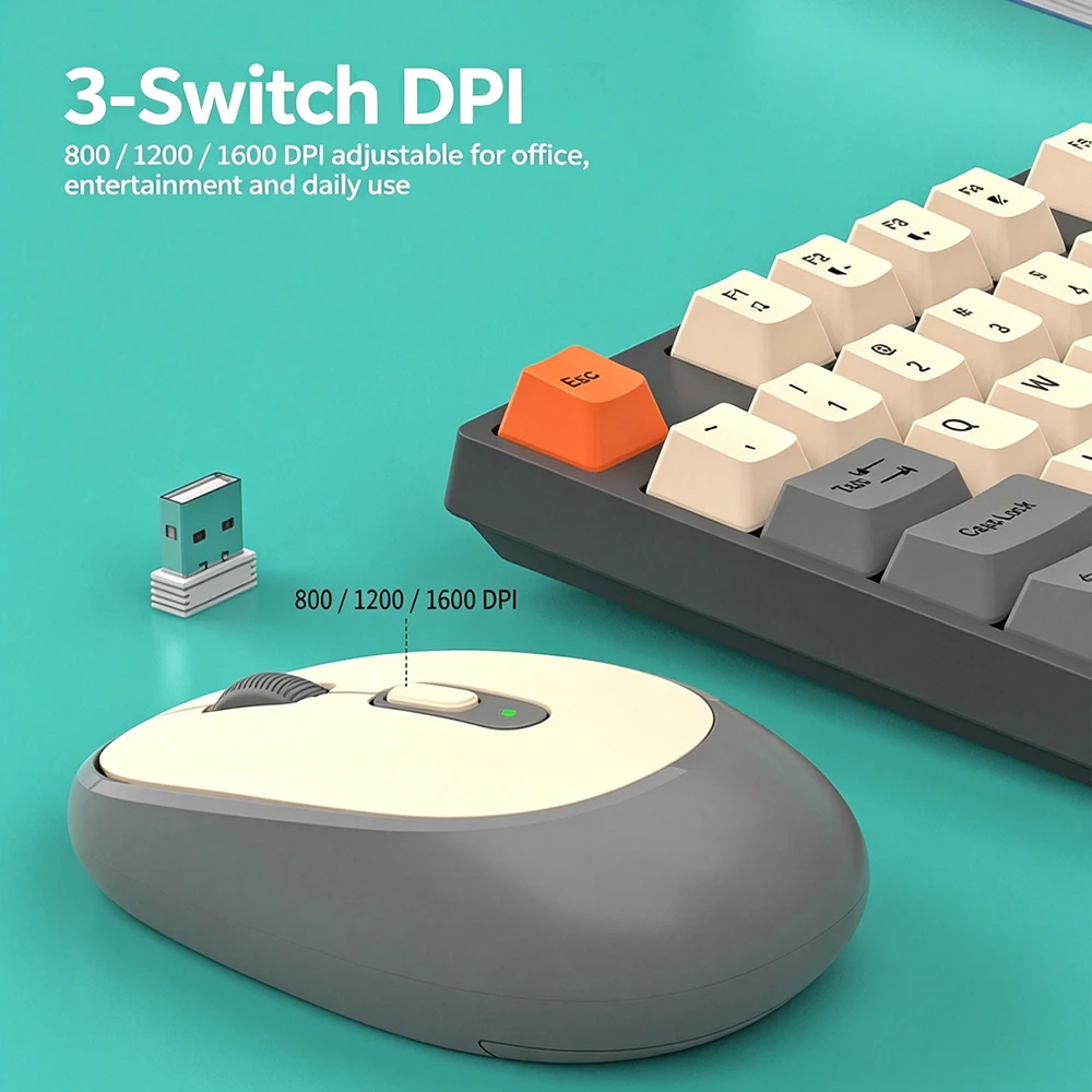 KEBIDUMEI 2.4G draadloos toets - Laptop Accessories Combo recensie en prijs