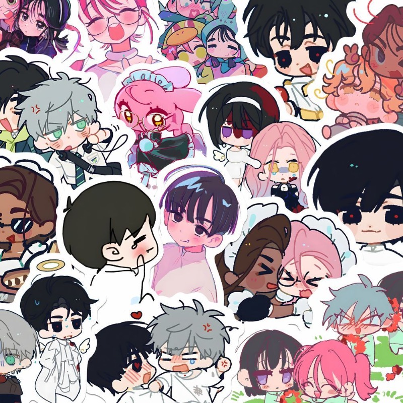 80 stks/set Cartoon Anime Alie - Laptop Accessories Gifts recensie en prijs