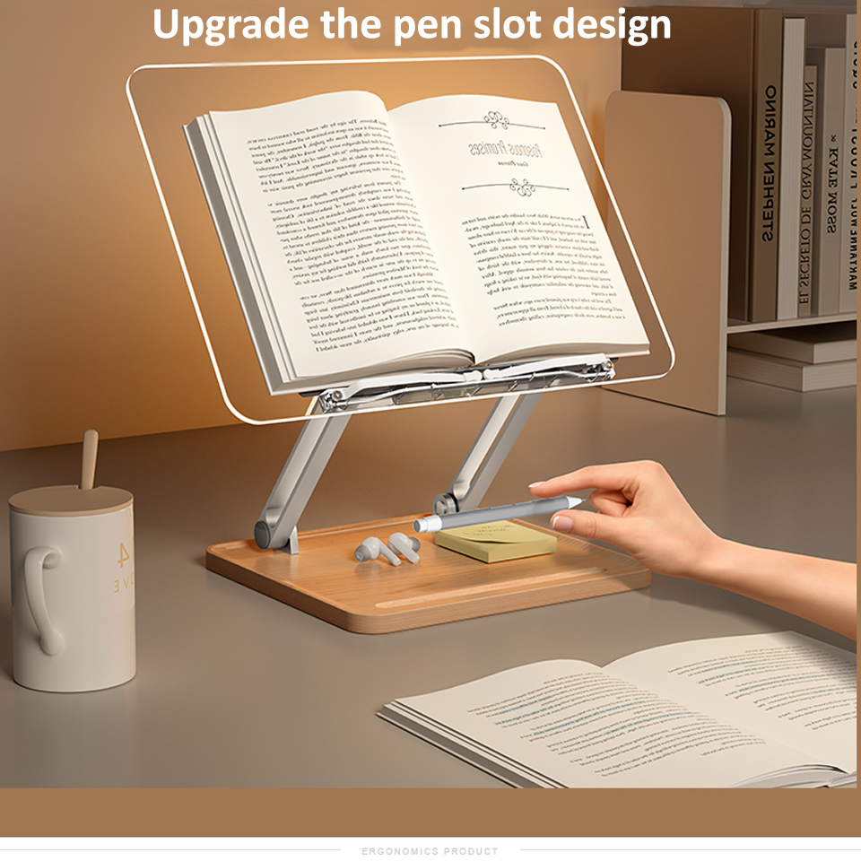 Houten leesstandaard met licht - Laptop Accessories Holder recensie en prijs