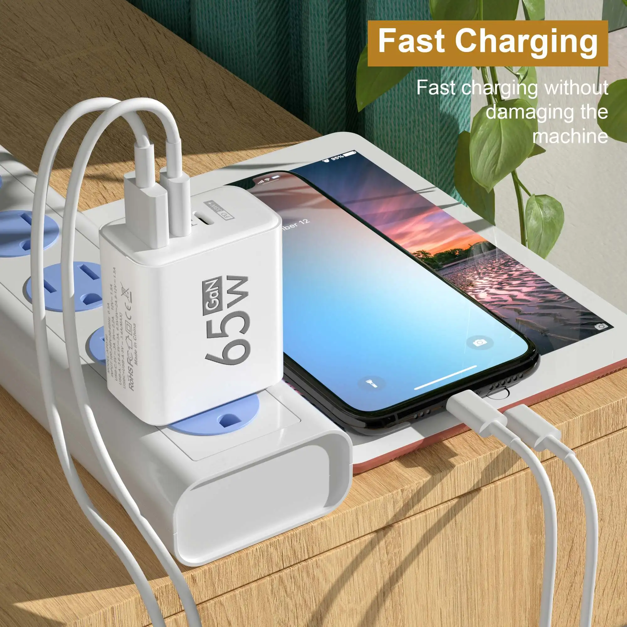 Opvouwbare 65W GaN 3-poorts US - Laptop Accessories Macbook recensie en prijs