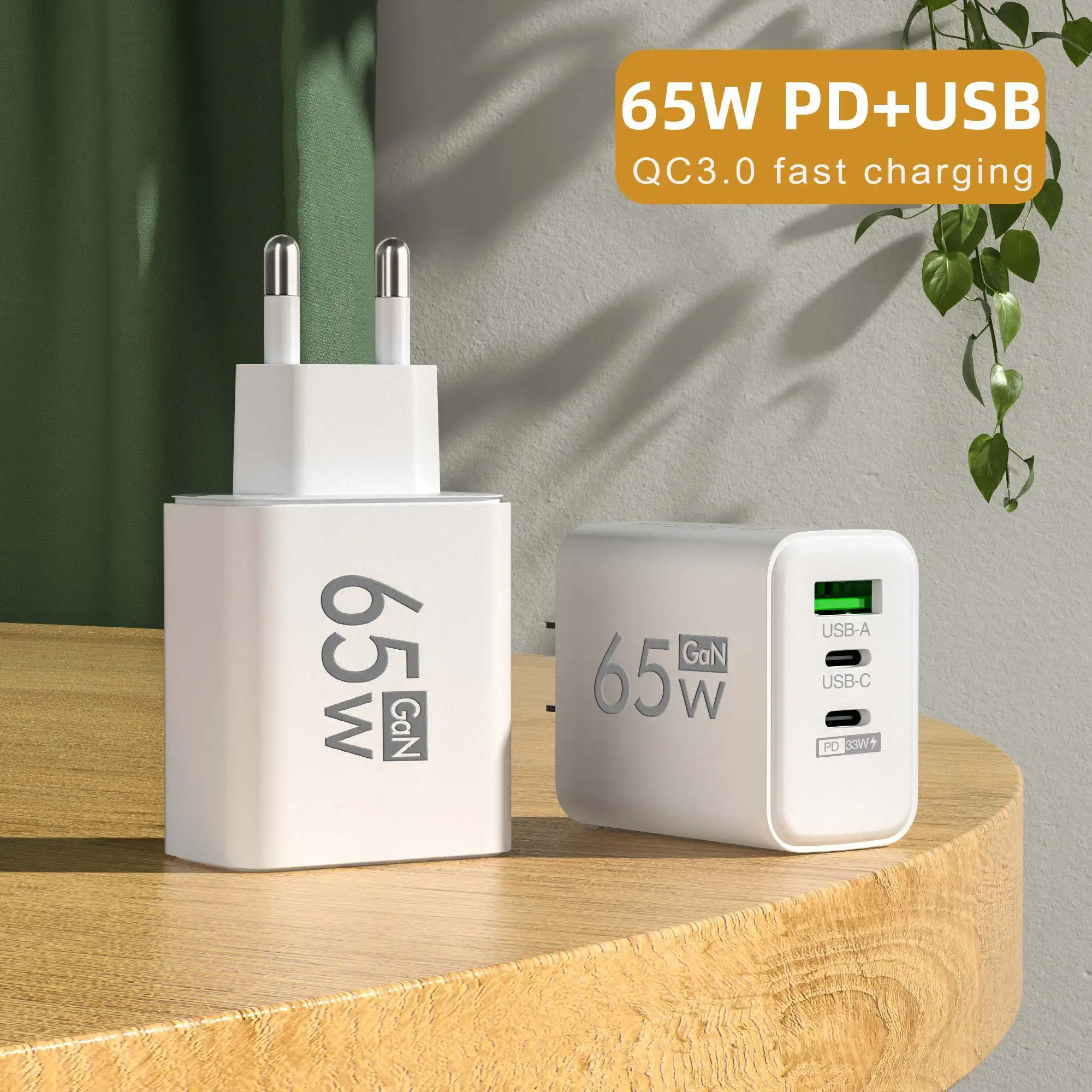 Opvouwbare 65W GaN 3-poorts US - Laptop Accessories Macbook recensie en prijs