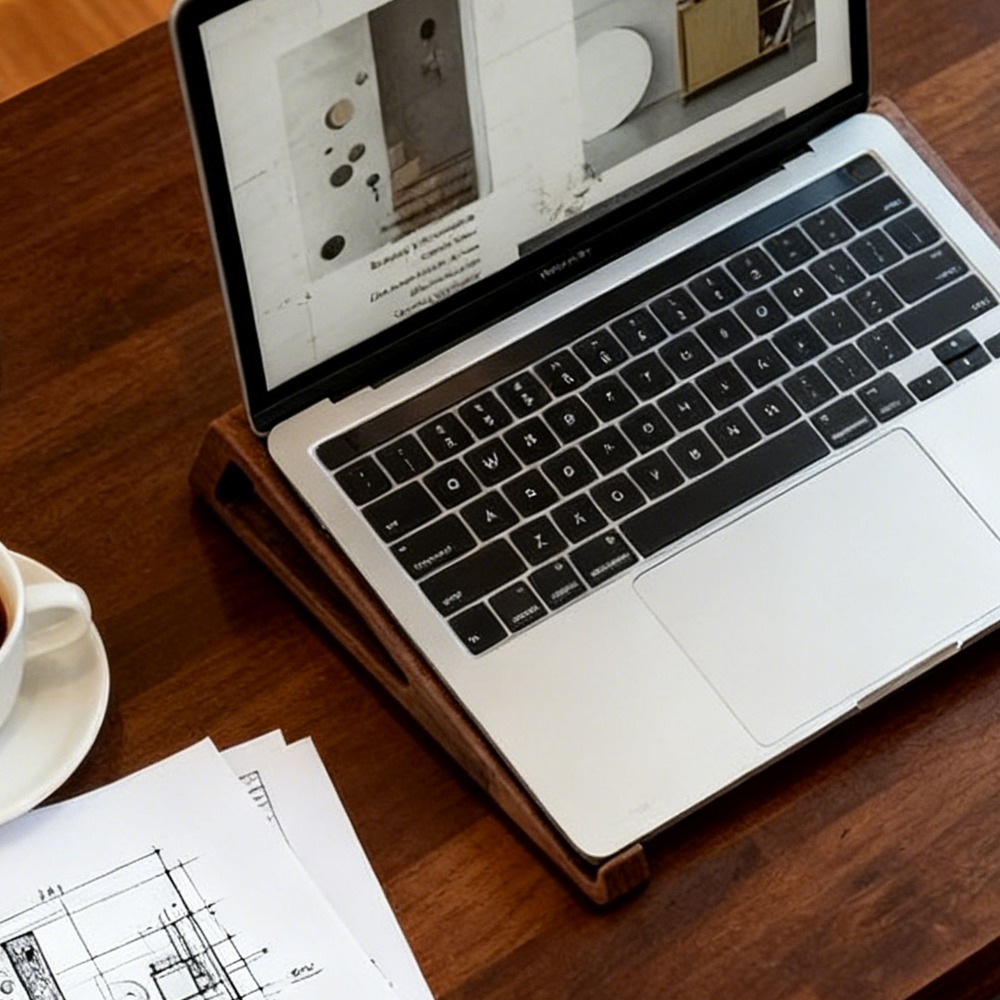 Draagbare opvouwbare houten la - Laptop Accessories Design recensie en prijs
