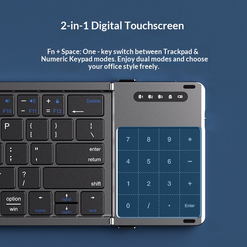 Mengzu Tri Fold draadloos Blue - Laptop Accessories Holder recensie en prijs