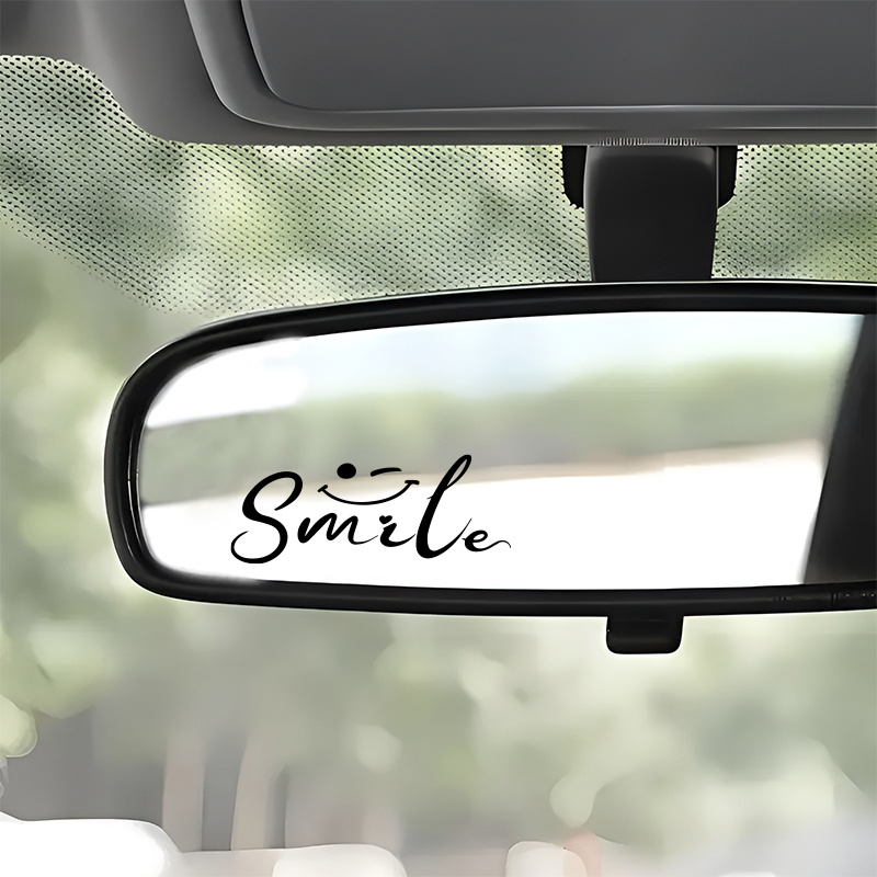 Smiley Face Mirror Sticker Gla - Laptop Accessories Gifts recensie en prijs