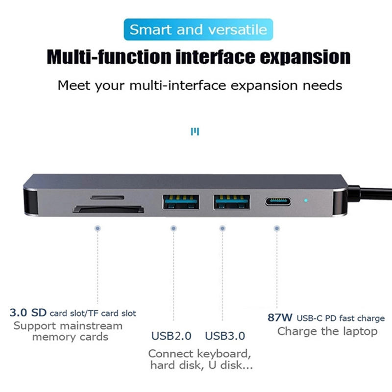 6-in-1 PD Type C dockingstatio - Usb C Docking Hub recensie en prijs