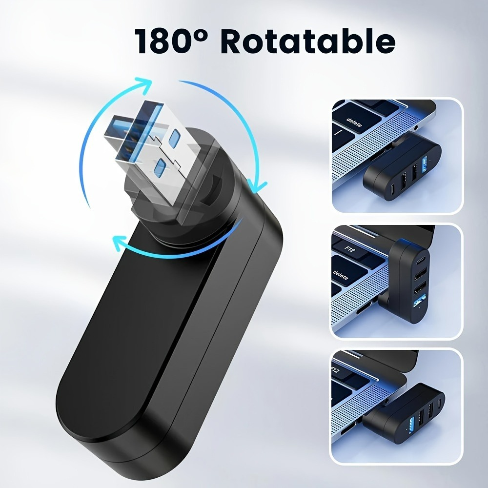 Mini Splitter 4 Poorten USB Hu - Laptop Accessories Macbook recensie en prijs