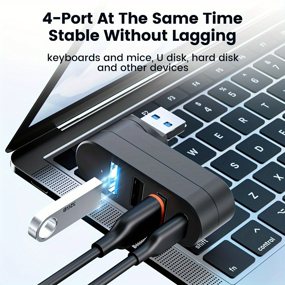 Mini Splitter 4 Poorten USB Hu - Laptop Accessories Macbook recensie en prijs