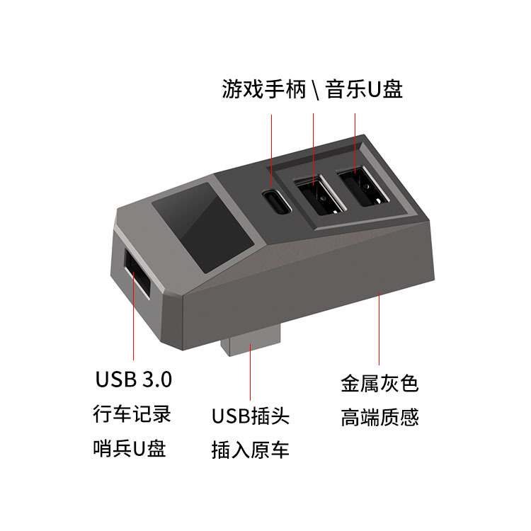 USB Hub Auto Handschoenenkastj - Usb C Docking Hub recensie en prijs